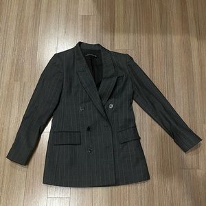 Zara padded long blazer